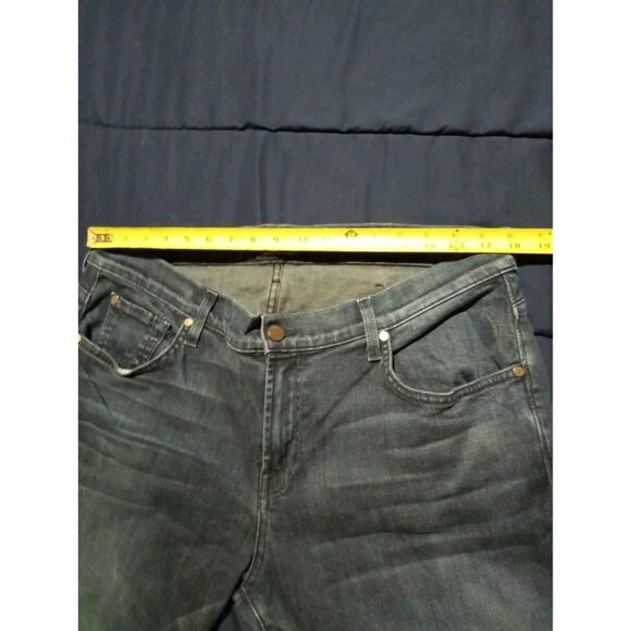 7‎ For all Mankind Jeans Men's 38 "The One" Straight Blue Denim Luxe Performance - Picture 5 of 8